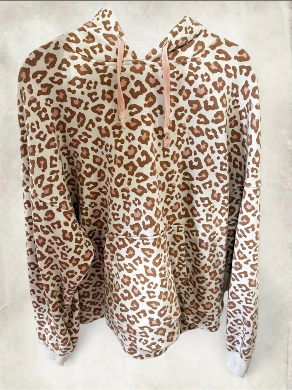 Ugg Women's Kes Leopard Print Fleece Pullover Hoodie View 3